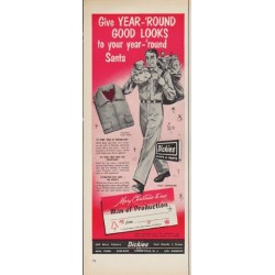 1952 Dickies Ad "Good Looks"