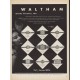 1952 Waltham Watch Ad "means forever"