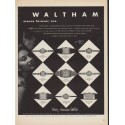 1952 Waltham Watch Ad "means forever"