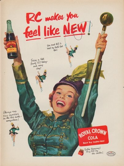 1952 Royal Crown Cola Ad "feel ... NEW"