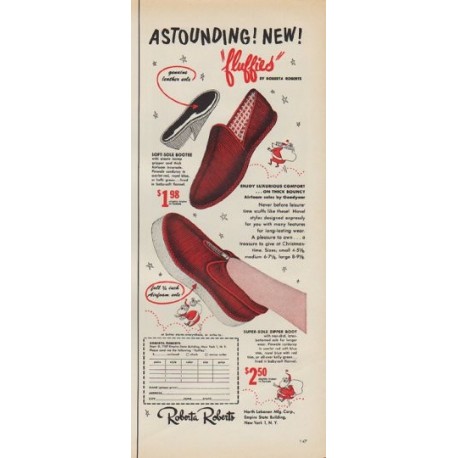 1952 Roberta Roberts Ad "Astounding"
