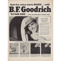 1950 B.F. Goodrich Ad "Rythm Ride"