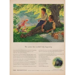 1950 The Prudential Ad "The picnic"
