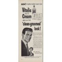 1950 Vitalis Ad "clean-groomed look"