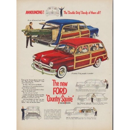 1950 Ford Ad "Double Duty Dandy"