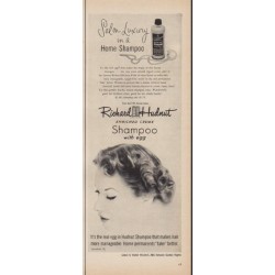 1950 Richard Hudnut Shampoo Ad "Salon Luxury"