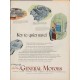 1950 General Motors Ad "Key to quiet travel"