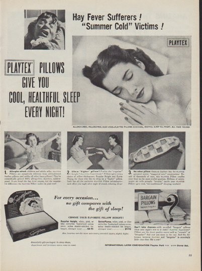 Playtex Bras, Bra, Full Page Vintage Print Ad