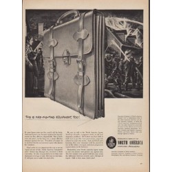 1950 Insurance Company of North America Ad "Fire-Fighting"