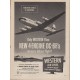 1953 Western Air Lines Ad "4-Engine DC-6B"