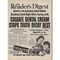 1950 Colgate Ad "July Reader's Digest"