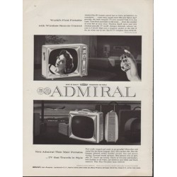 1959 Admiral Television Ad