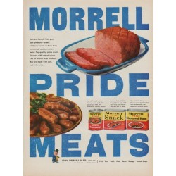 1950 Morrell Meats Ad "Pride"