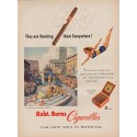 1950 Robt. Burns Cigarillos Ad "They are Smoking them"