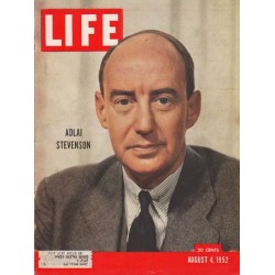 1952 LIFE Magazine Cover Page "Adlai Stevenson"