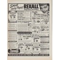 1952 Rexall Ad "Save during August"