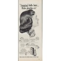 1952 Halo Shampoo Ad "Soaping"