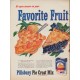 1952 Pillsbury Ad "Favorite Fruit"