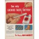 1952 Lucky Strike Cigarettes Ad "Luckies Taste Better"