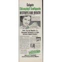 1952 Colgate Ad "Destroys Bad Breath"