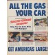1952 Mobilgas Ad "All The Gas Mileage"