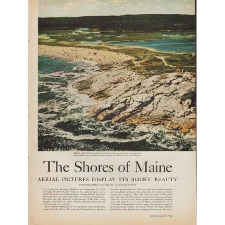 1952 The Shores of Maine Article "photographed by Laurence Lowry"