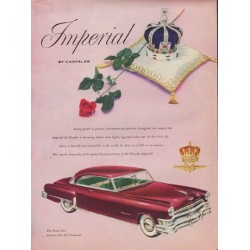 1952 Chrysler Ad "Imperial by Chrysler"