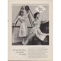 1959 Peck and Peck ad "Fun On Land & Water"