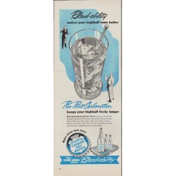 1952 Canada Dry Ad "Blend-ability"