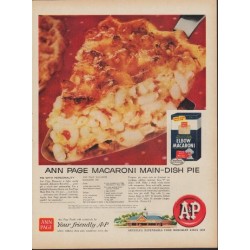 1960 A&P Ad "Ann Page Macaroni"