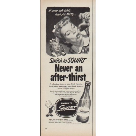 1952 Squirt Ad "Switch to Squirt"