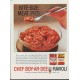 1960 Chef Boy-Ar-Dee Ravioli Ad "Bite-Size Meat Pies"