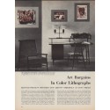 1952 Color Lithographs Article "Art Bargains"
