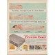 1952 Firestone Foamex Ad "Fast asleep"