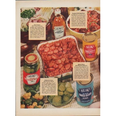 1952 Heinz Ad "Beat The Heat"