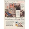 1952 Camel Cigarettes Ad "Robert Young"