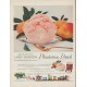 1954 Lady Borden Ice Cream Ad "Plantation Peach"