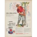 1954 Texaco Motor Oil Ad "Sam Snead"