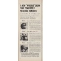 1954 Skolex Sun Allergy Cream Ad "Invisible Cream"