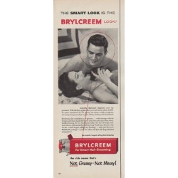 1954 Brylcreem Ad "The Smart Look"