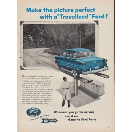 1954 Ford Parts Ad "Make the picture perfect"