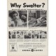1954 General Electric Ad "Why Swelter?"