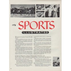 1954 Sports Illustrated Ad "That will be the name"