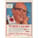 1954 Lucky Strike Cigarettes Ad "It's Toasted"