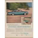 1960 Ford Thunderbird Ad "Spirited Performance"