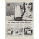 1960 GE Coffee Maker Ad "Peek-A-Brew"