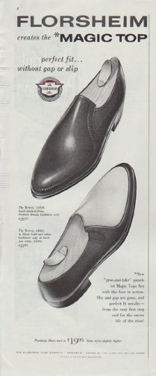 1972 Florsheim Shoe Company The Rivieras Leather Men's Shoes Vintage PRINT  AD