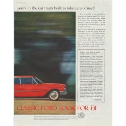 1961 Ford Ad "beyond the call of duty"