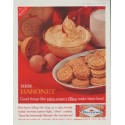 1961 Nabisco Baronet Cookies Ad "extra creamy filling"