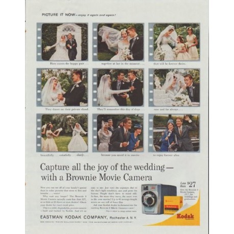 1961 Kodak Ad "Capture all the joy"